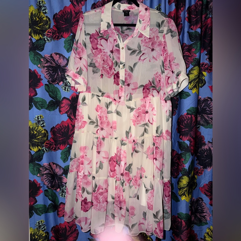 Kate and Lily Pink Floral Dress